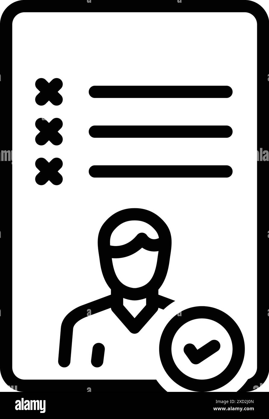 Icon for attend,report Stock Vector Image & Art - Alamy