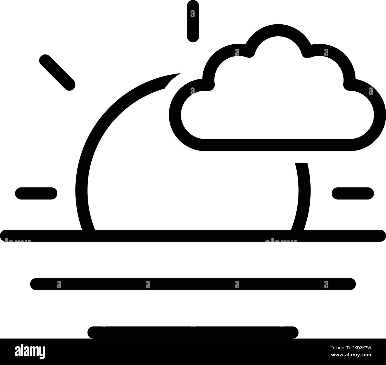 Icon for morning,morn Stock Vector
