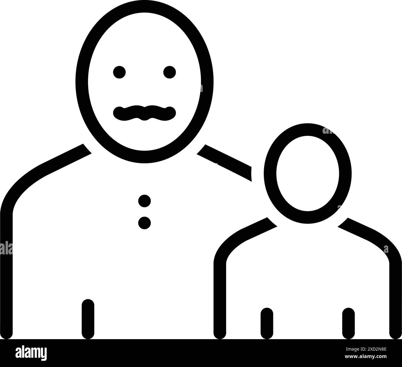 Dad and lad Stock Vector Images - Alamy