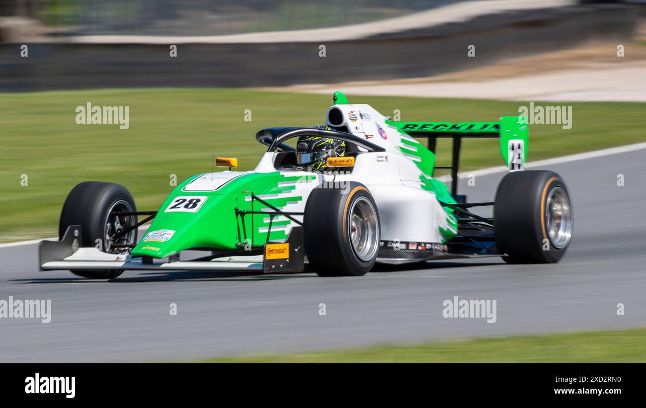 June 09, 2024 USF Pro 2000 TJ Speed Motorsports car driven by 28
