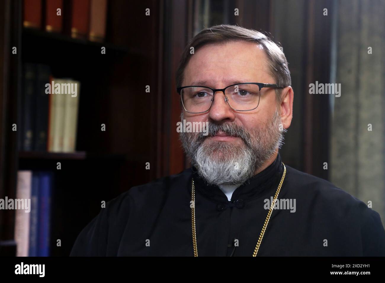 Kyiv ukraine june 19 2024 primate of the ukrainian greek catholic