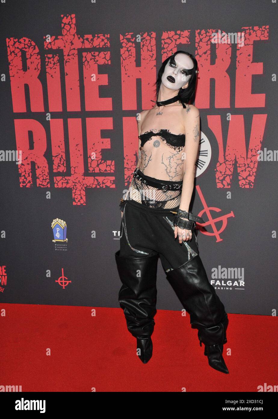 Bambie Thug (Bambie Ray Robinson) at the Rite Here Rite Now world film  premiere, Picturehouse Central, Corner of Shaftesbury Avenue and Great  Windmi Stock Photo - Alamy