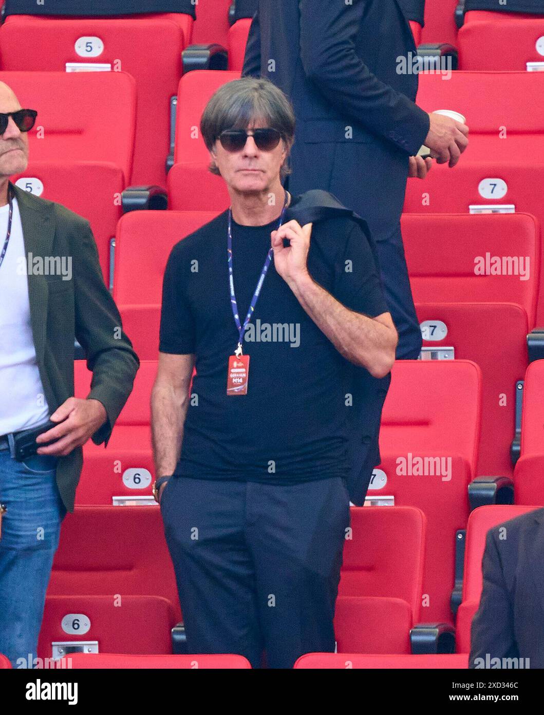 Joachim Jogi Loew, former DFB head coach, in the group stage match ...