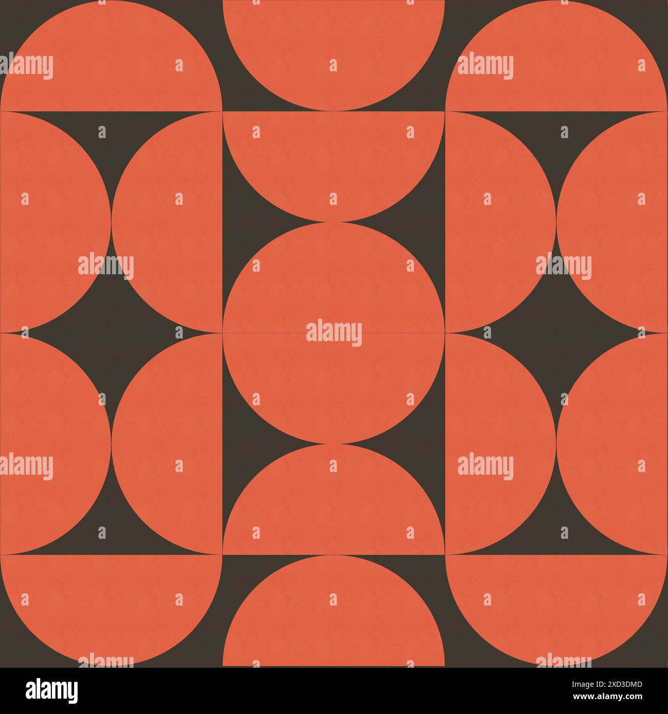 An eye-catching geometric pattern featuring red circles overlapped in a ...