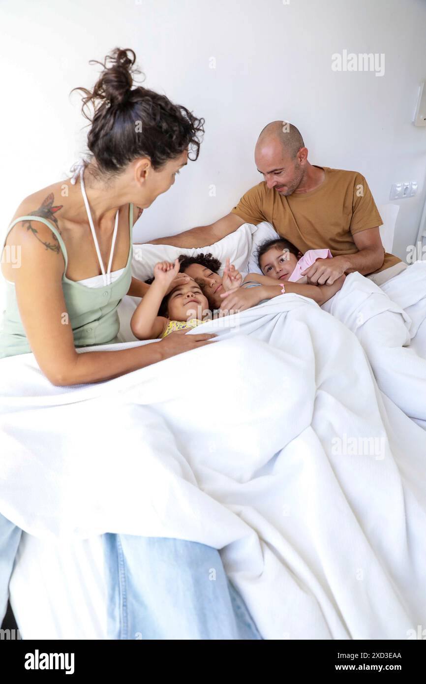 Daily family morning routine mother hi-res stock photography and images ...