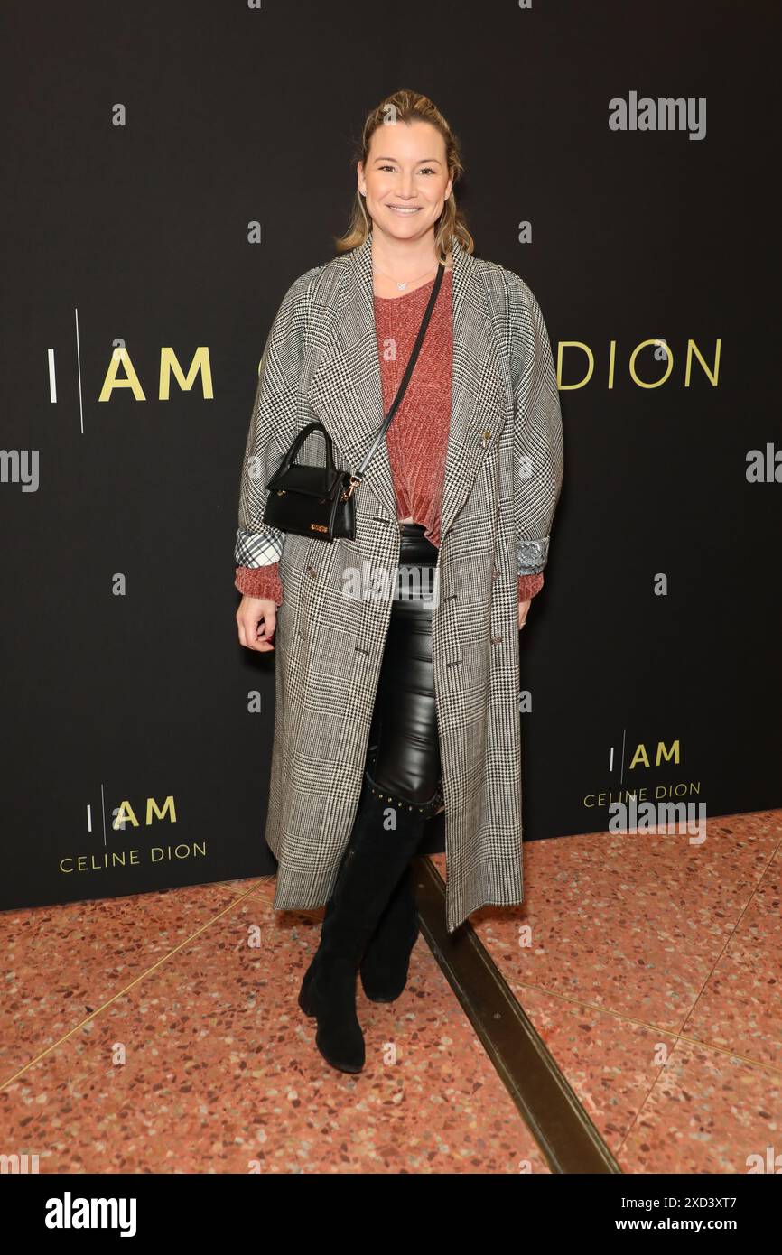 Sydney, Australia. 20th June 2024. Hannah Ferrier attends the special screening of I Am: Celine Dion at the State Library of NSW - Library Auditorium. Credit: Richard Milnes/Alamy Live. News Stock Photo