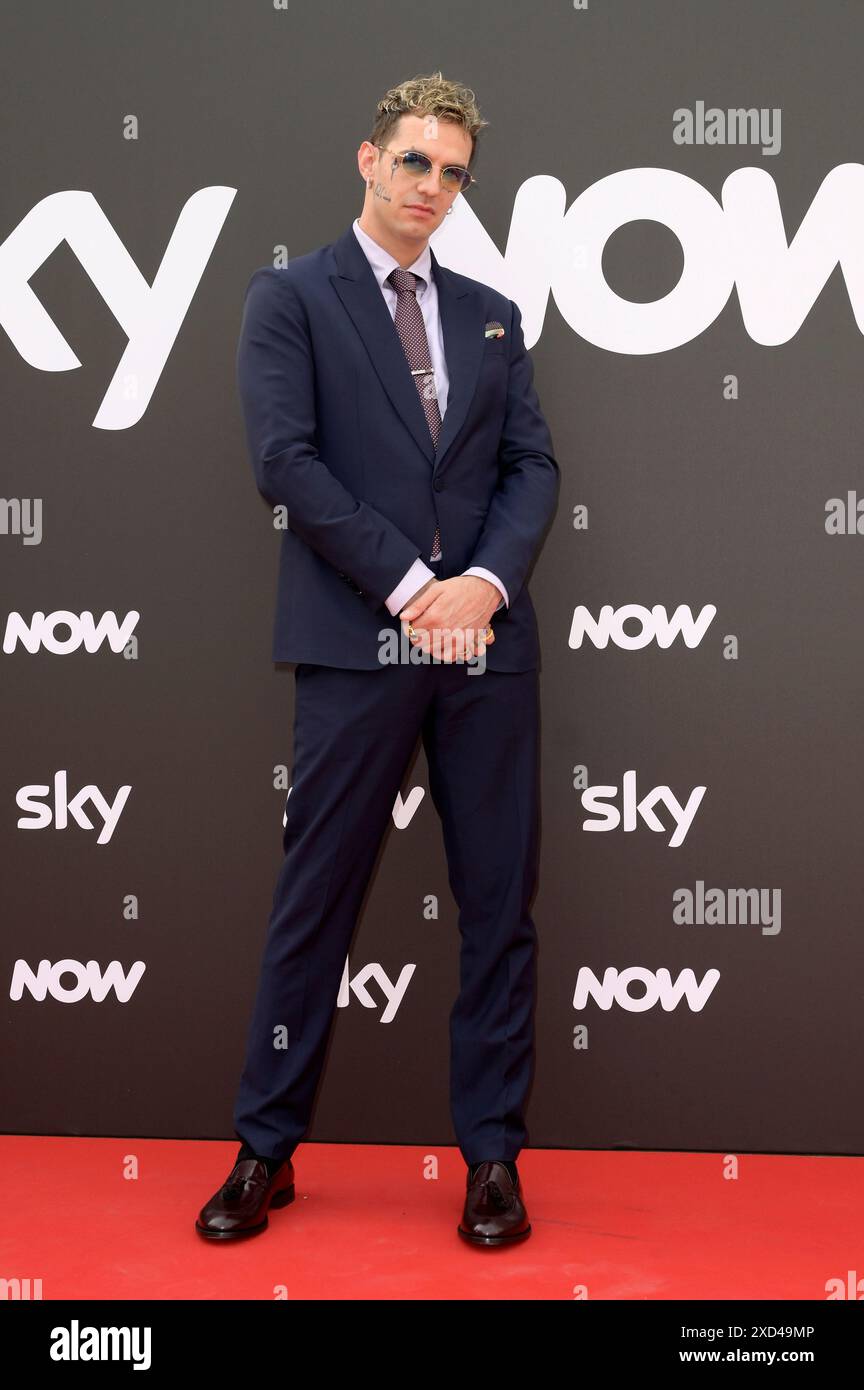 Achille Lauro bei der Sky Programmpräsentation 20242025 im Cinema