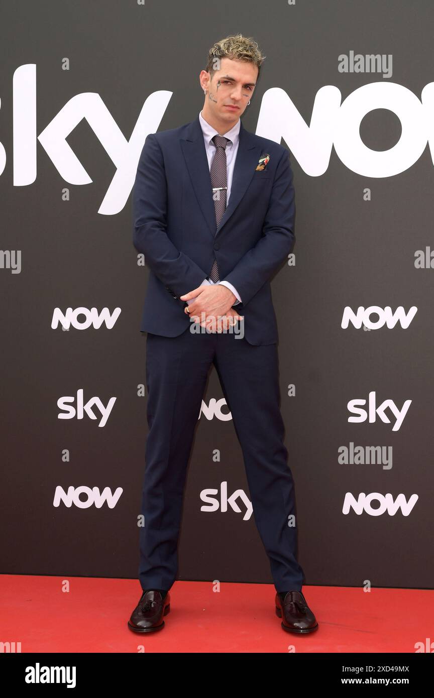 Achille Lauro bei der Sky Programmpräsentation 20242025 im Cinema