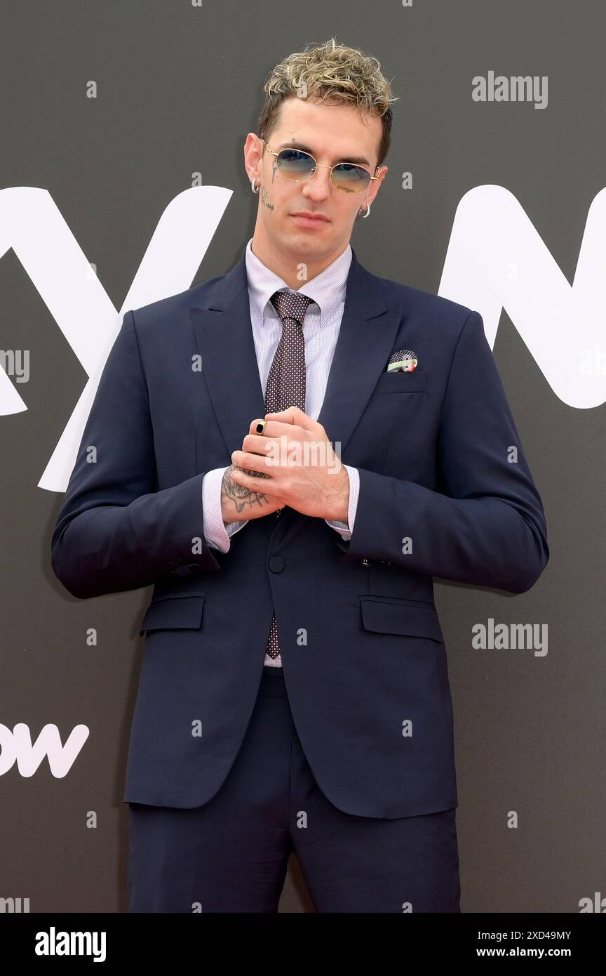 Achille Lauro bei der Sky Programmpräsentation 20242025 im Cinema
