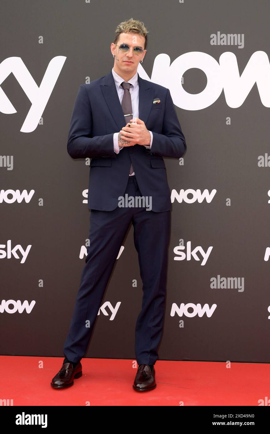 Achille Lauro bei der Sky Programmpräsentation 20242025 im Cinema