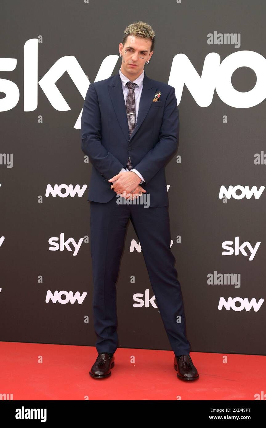 Achille Lauro bei der Sky Programmpräsentation 20242025 im Cinema