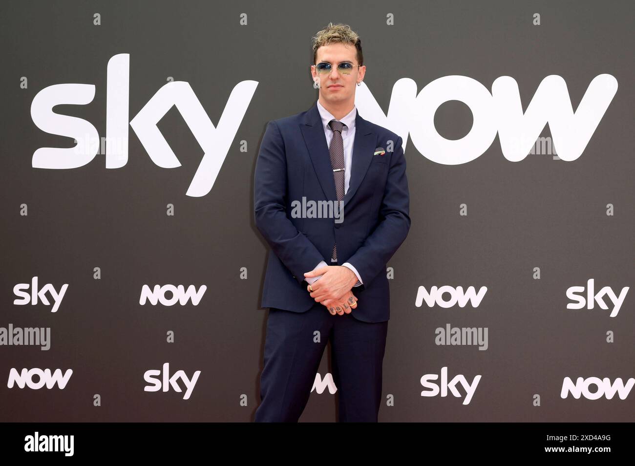 Achille Lauro bei der Sky Programmpräsentation 20242025 im Cinema