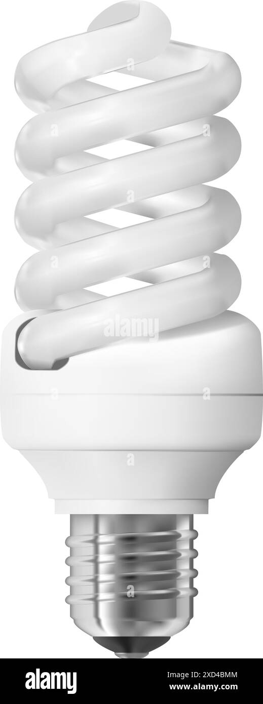 Energy saving light bulb. Stock Vector