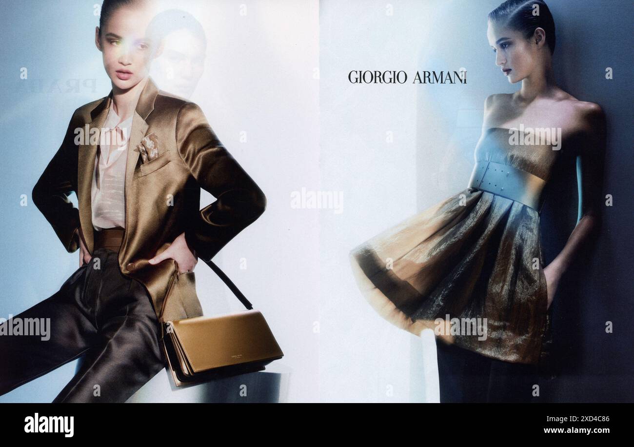 Armani clothes advert hi res stock photography and images Alamy