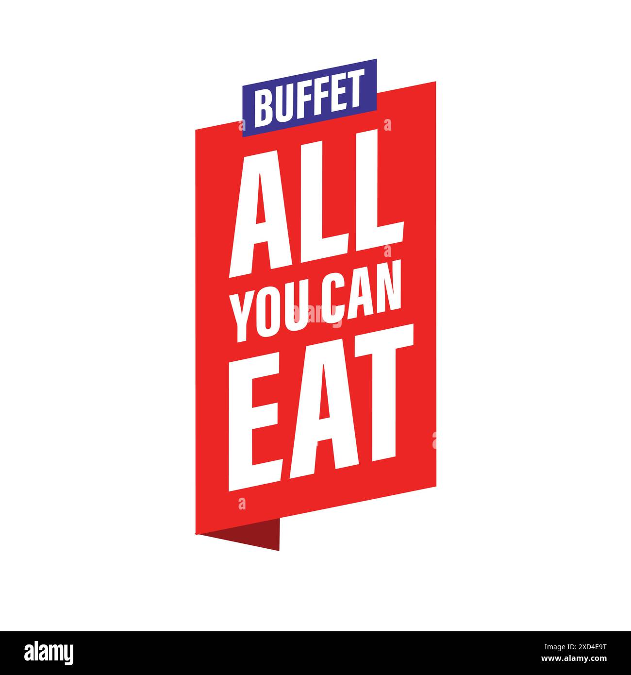 Buffet All You Can Eat sign label Stock Vector Image & Art Alamy