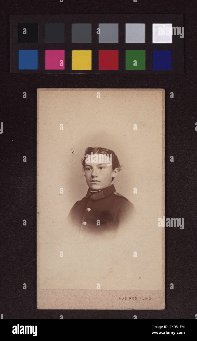 Unbekannter Jugendlicher August Red (1829—1888), Photographer Wien ...