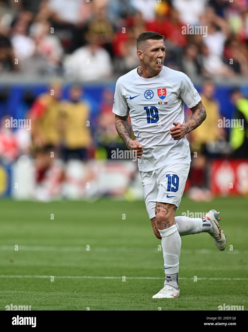 FRANKFURT AM MAIN, GERMANY - JUNE 17: Juraj Kucka during the UEFA EURO ...