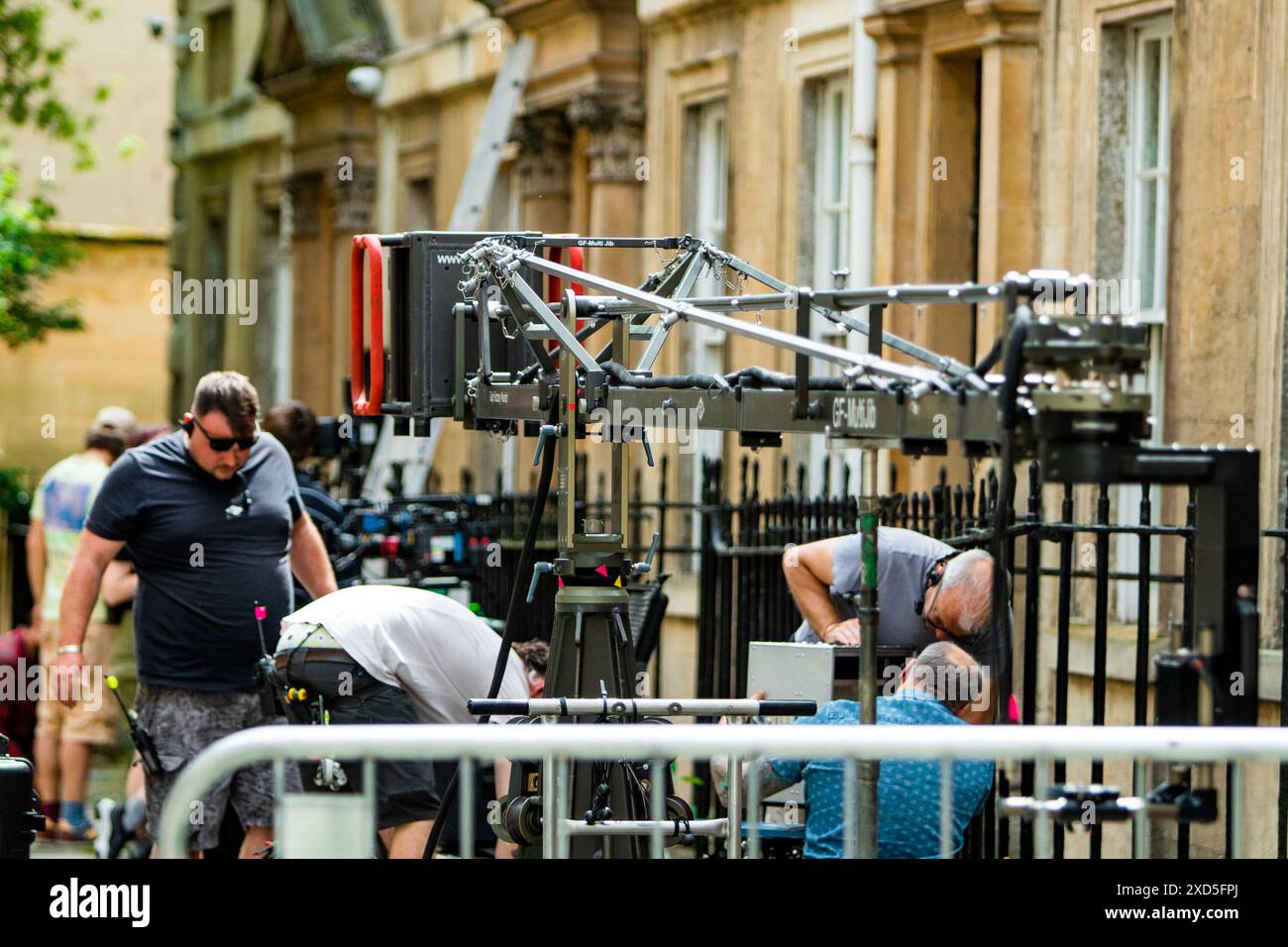 Filming takes place in Bath, UK for Agatha Christie's The Seven Dials ...