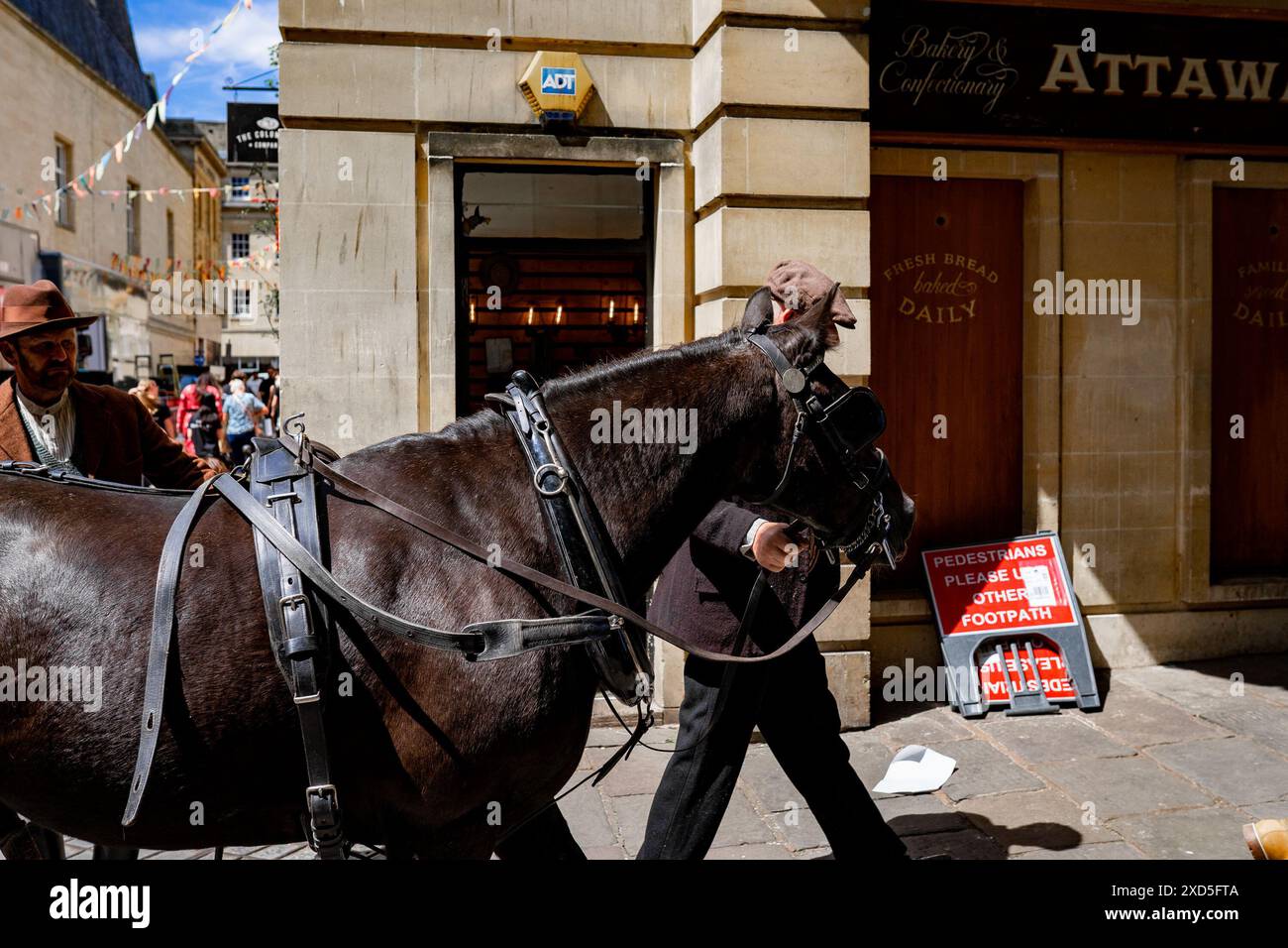 Filming takes place in Bath, UK for Agatha Christie's The Seven Dials ...
