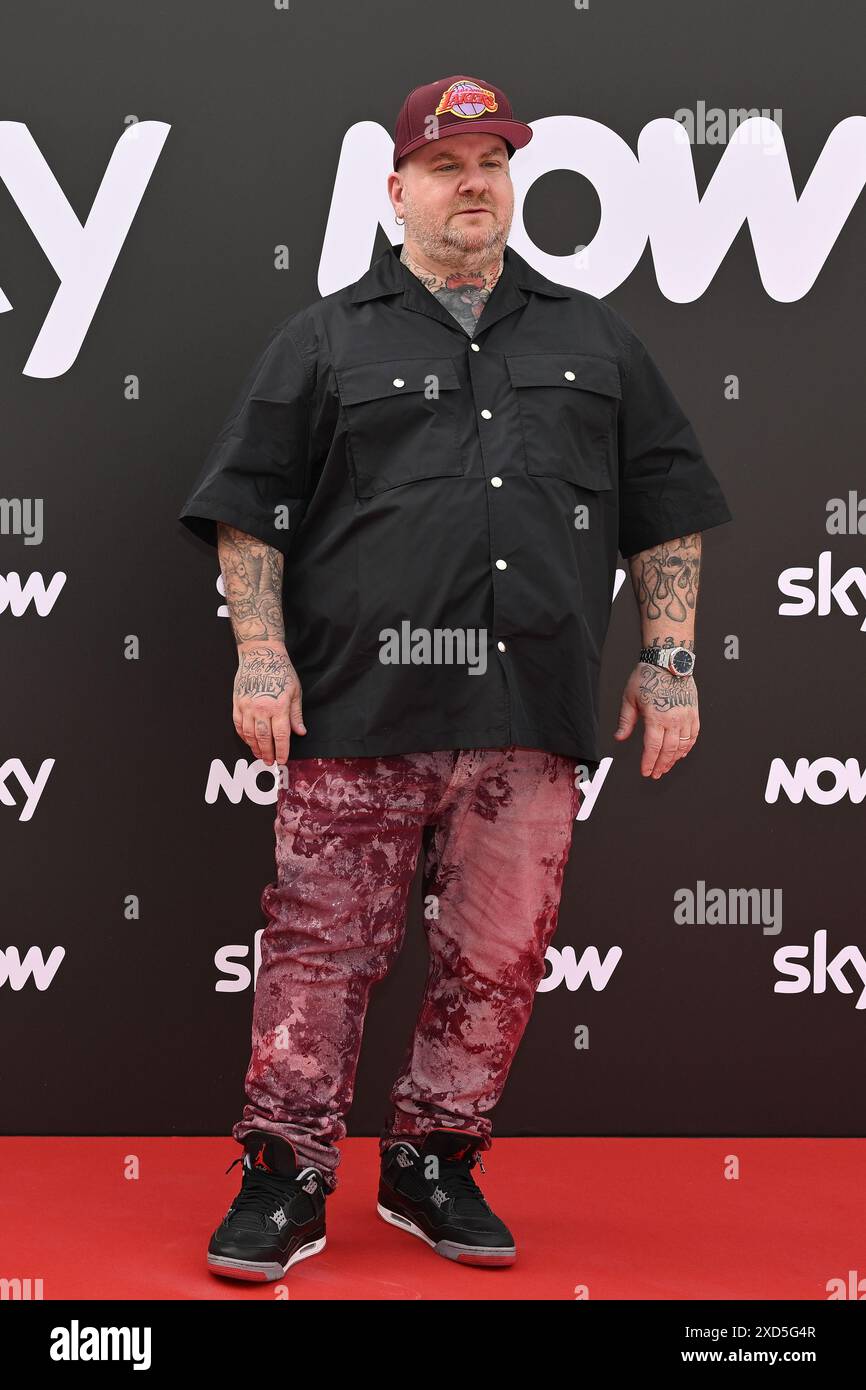 Jake La Furia is attending the Photocall SKY Program at Barberini Palace in Rome, Italy, on July 19, 2024 (Photo by Domenico Cippitelli/NurPhoto). Stock Photo