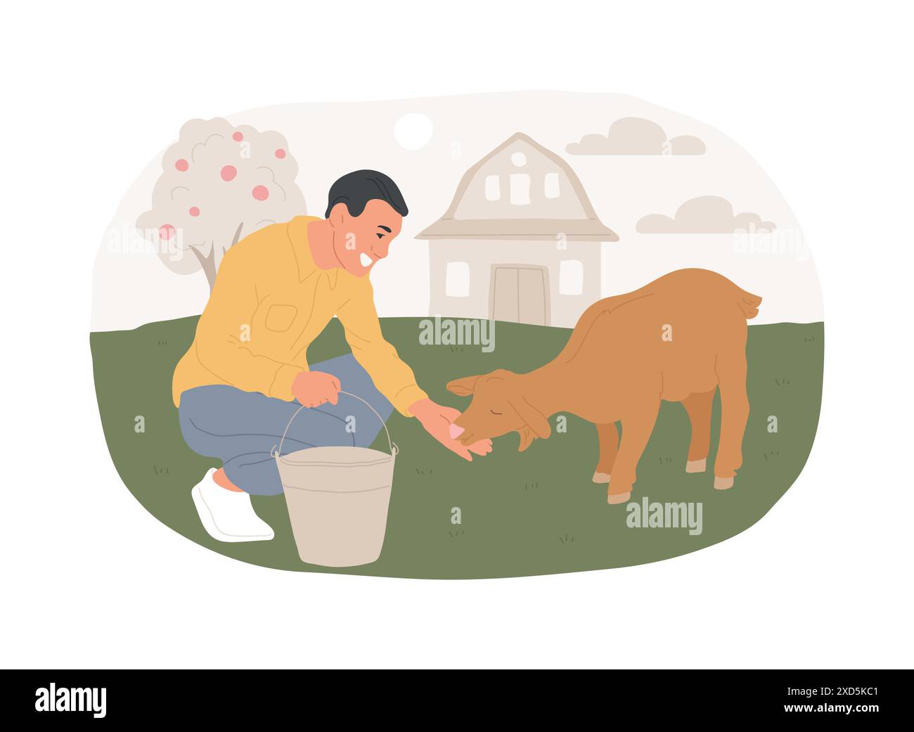 organic-livestock-feed-isolated-cartoon-vector-illustrations-stock