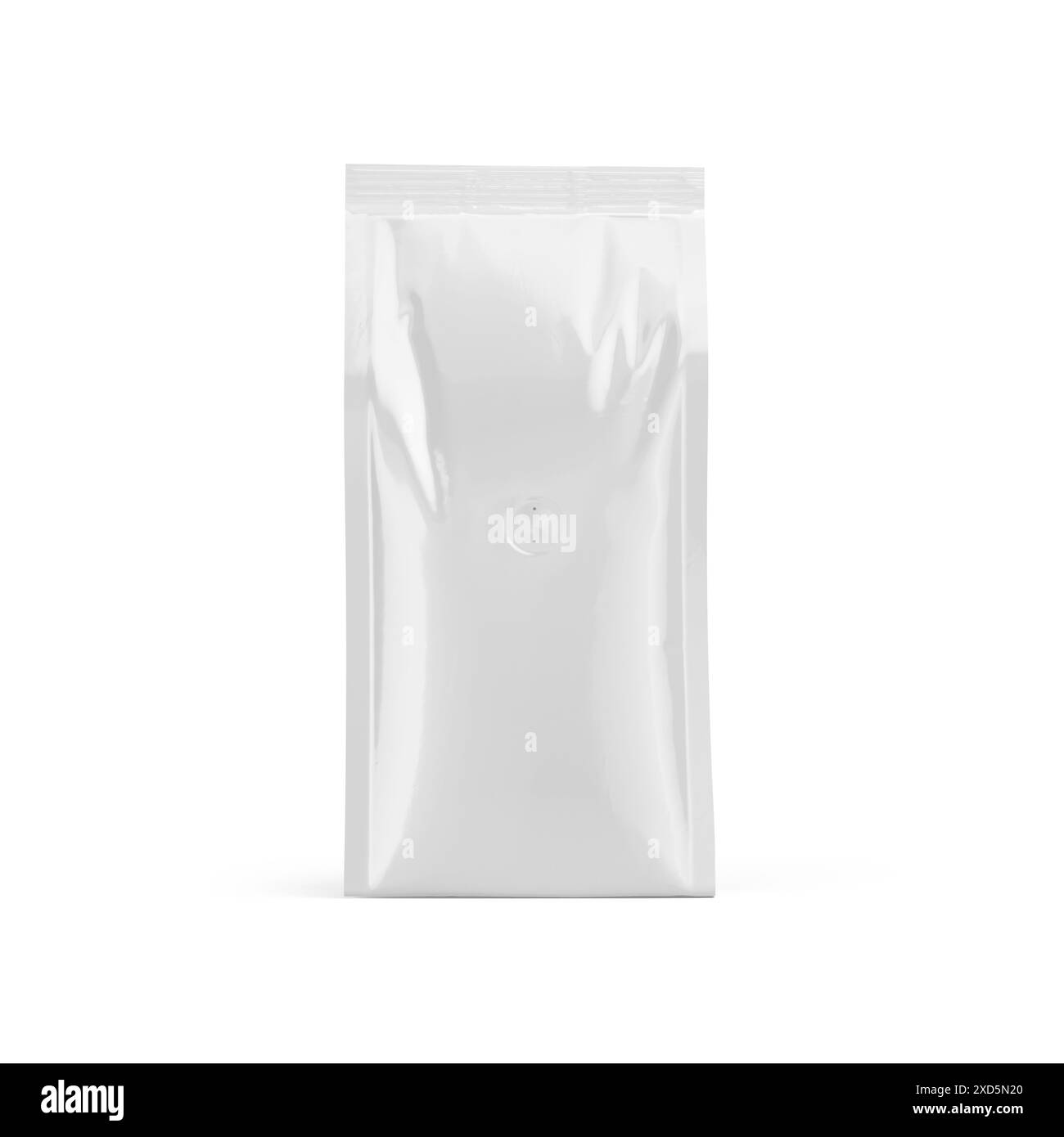 Coffee Bag Packaging Mockup 3D Rendering Isolated on White Background ...