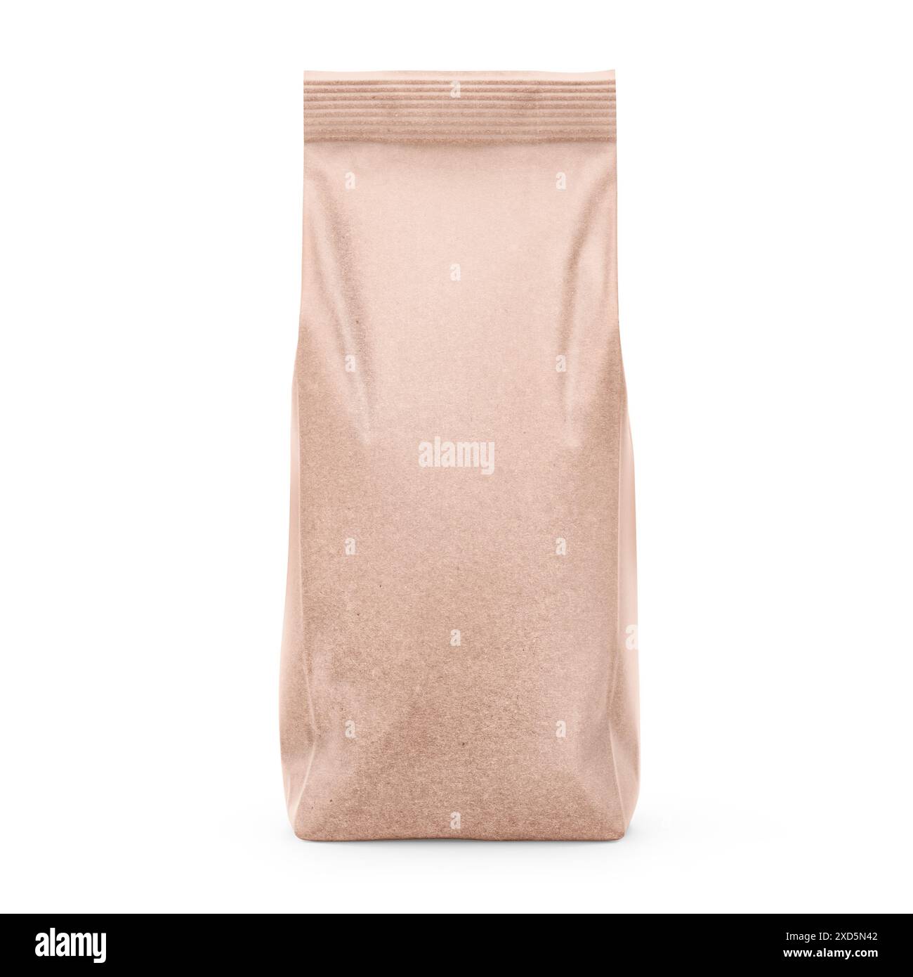 Coffee Bag Packaging Mockup 3D Rendering Isolated on White Background ...