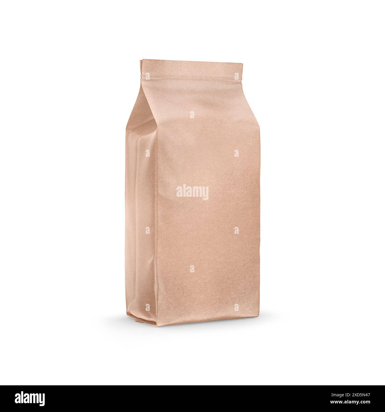 Coffee Bag Packaging Mockup 3D Rendering Isolated on White Background ...