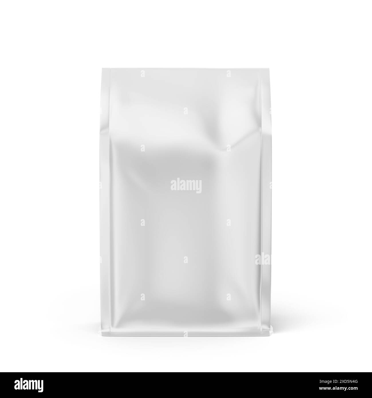 Coffee Bag Packaging Mockup 3D Rendering Isolated on White Background ...