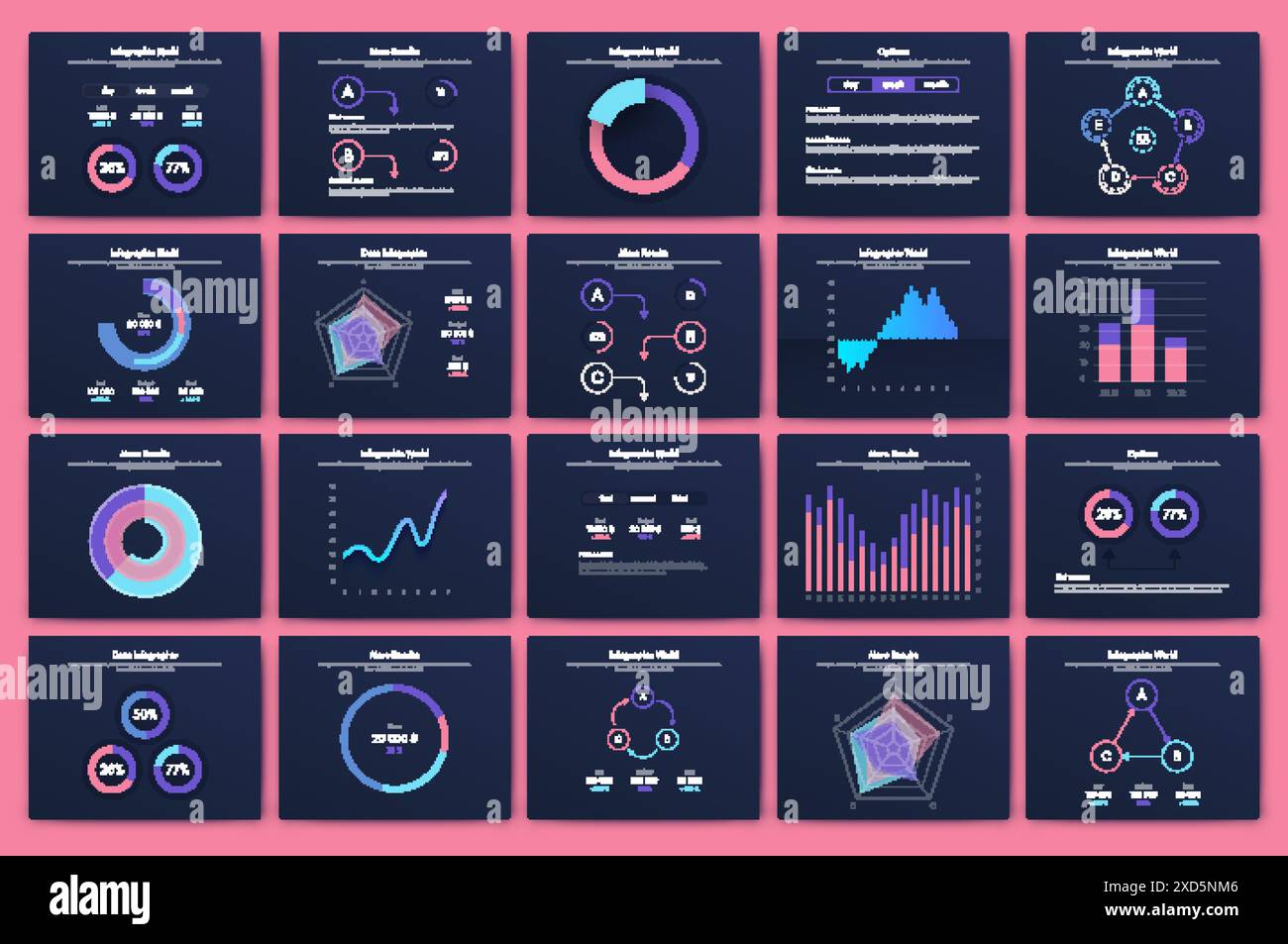 Vector graphics infographics with mobile phone. Template for creating ...