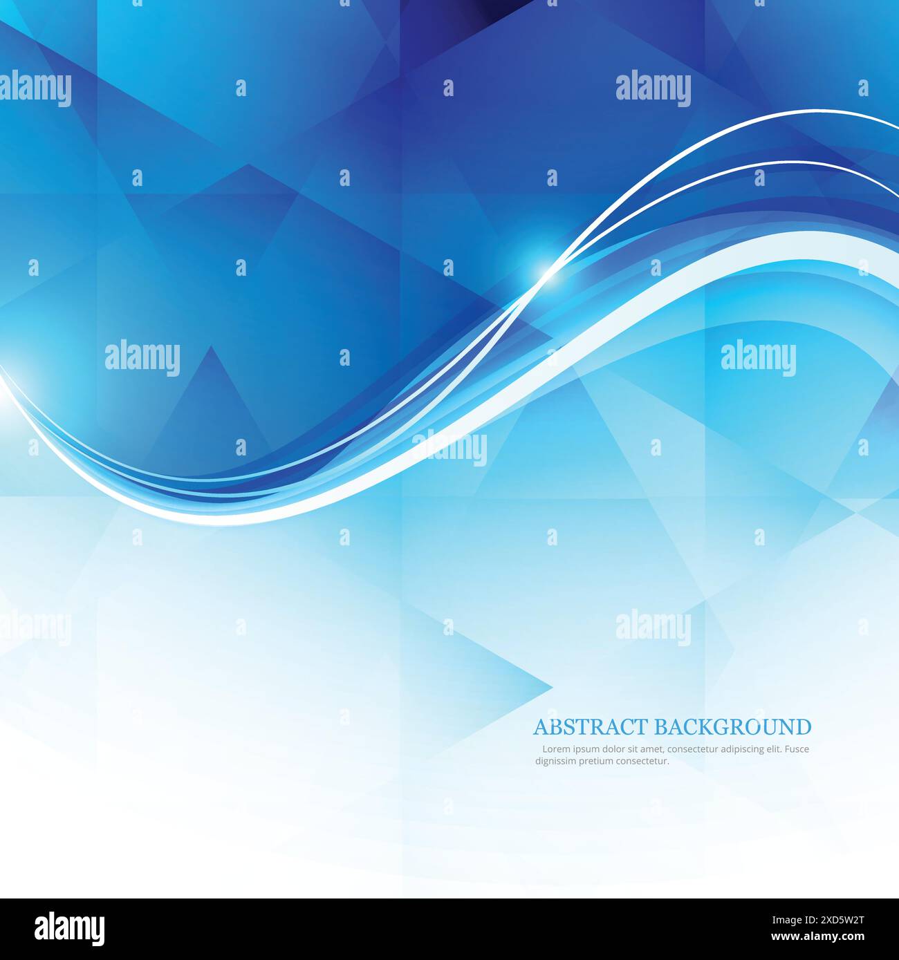 polygonal background with shiny waves Stock Vector Image & Art - Alamy