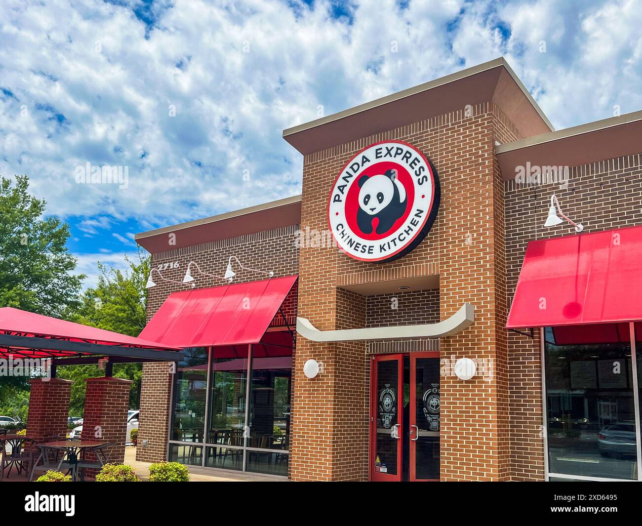 Douglasville, GA - June 10, 2024: Panda Express is a chain restaurant serving American Chinese food in a fast casual setting. Stock Photo