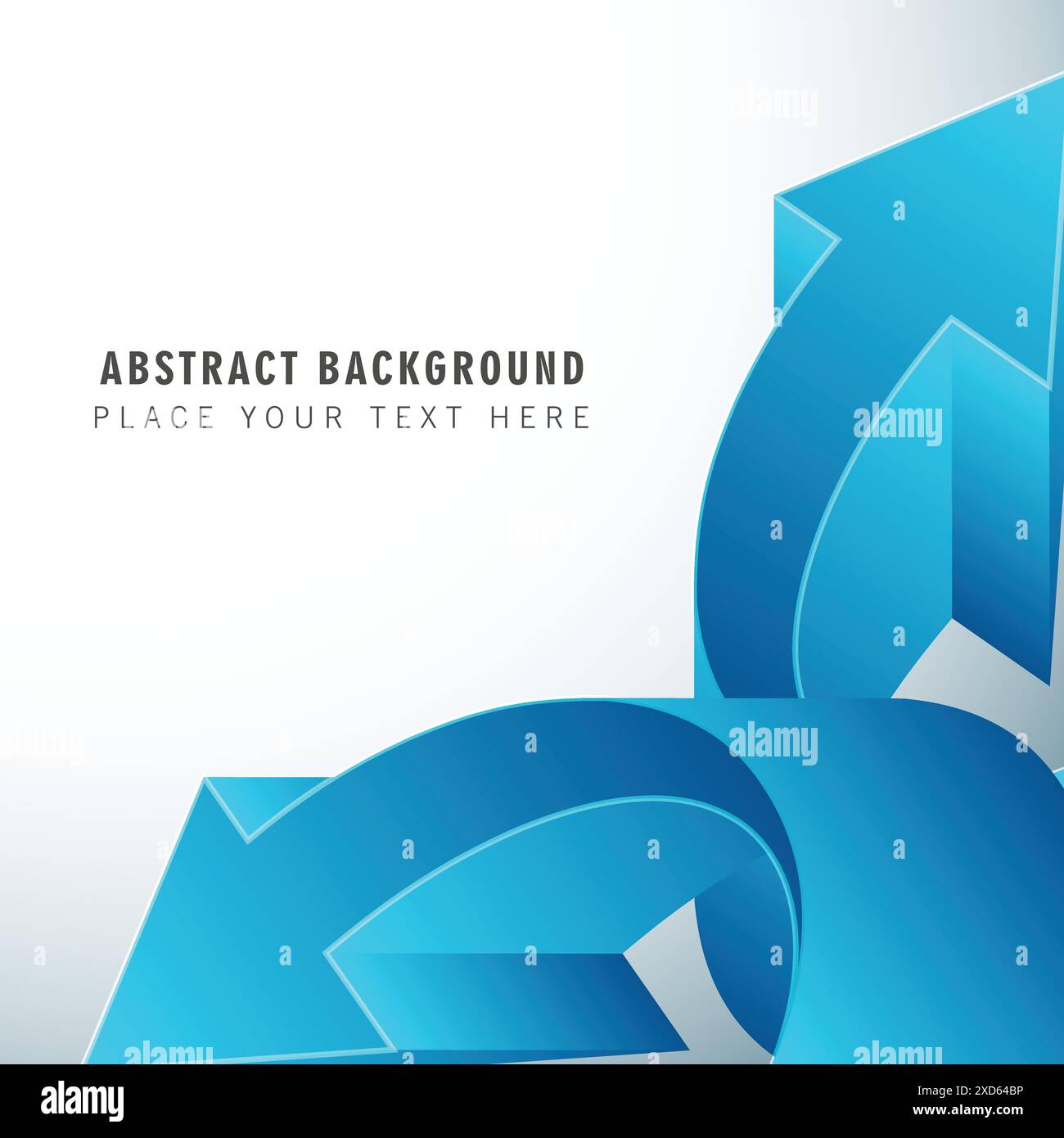 blue 3d arrows background vector Stock Vector Image & Art - Alamy