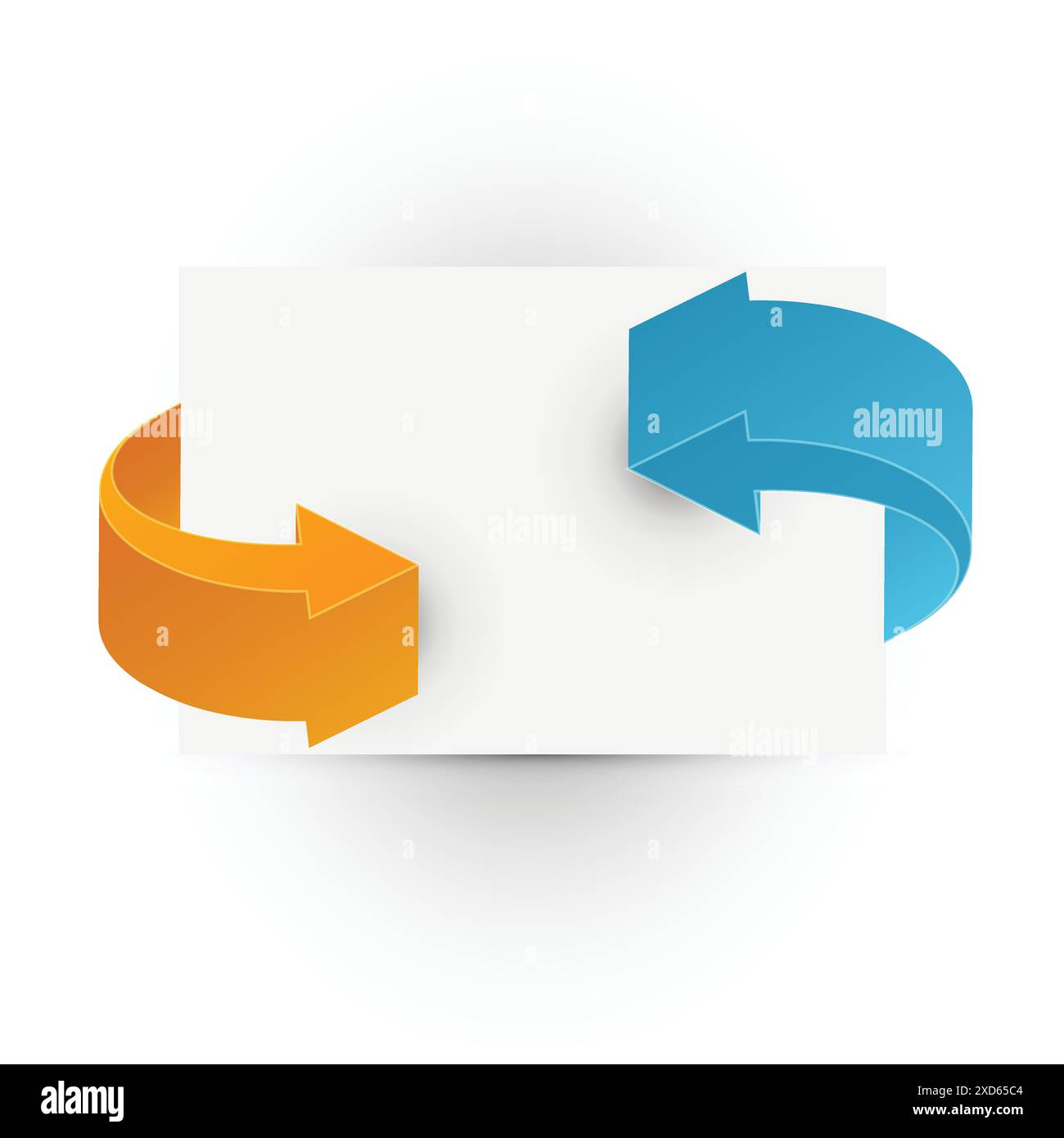 colorful arrows with card vector design illustration Stock Vector Image ...