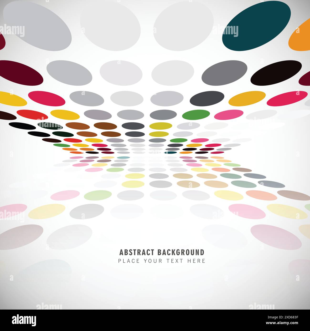 background with colorful circles vector design illustration Stock ...