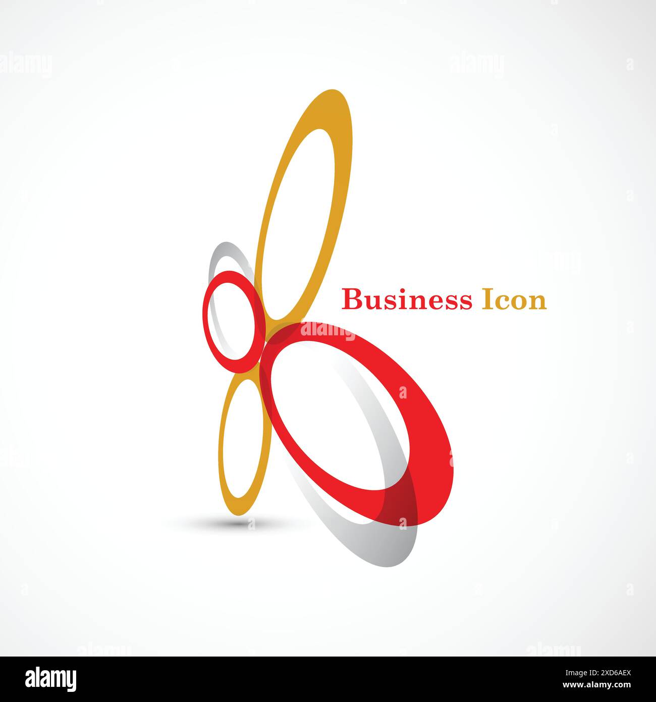 business logo with abstract shape vector design illustration Stock ...