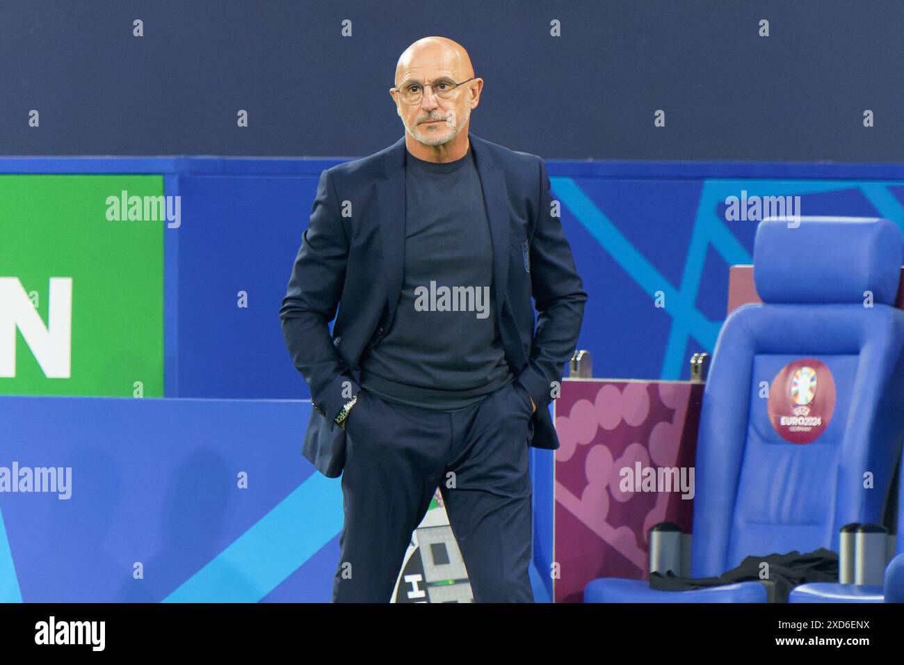 Luis de la Fuente head coach of Spain during UEFA Euro 2024 - Spain vs