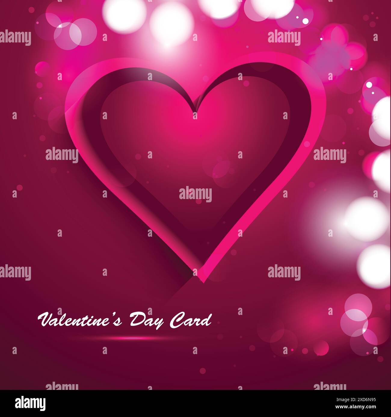 pink color love background vector design illustration Stock Vector ...