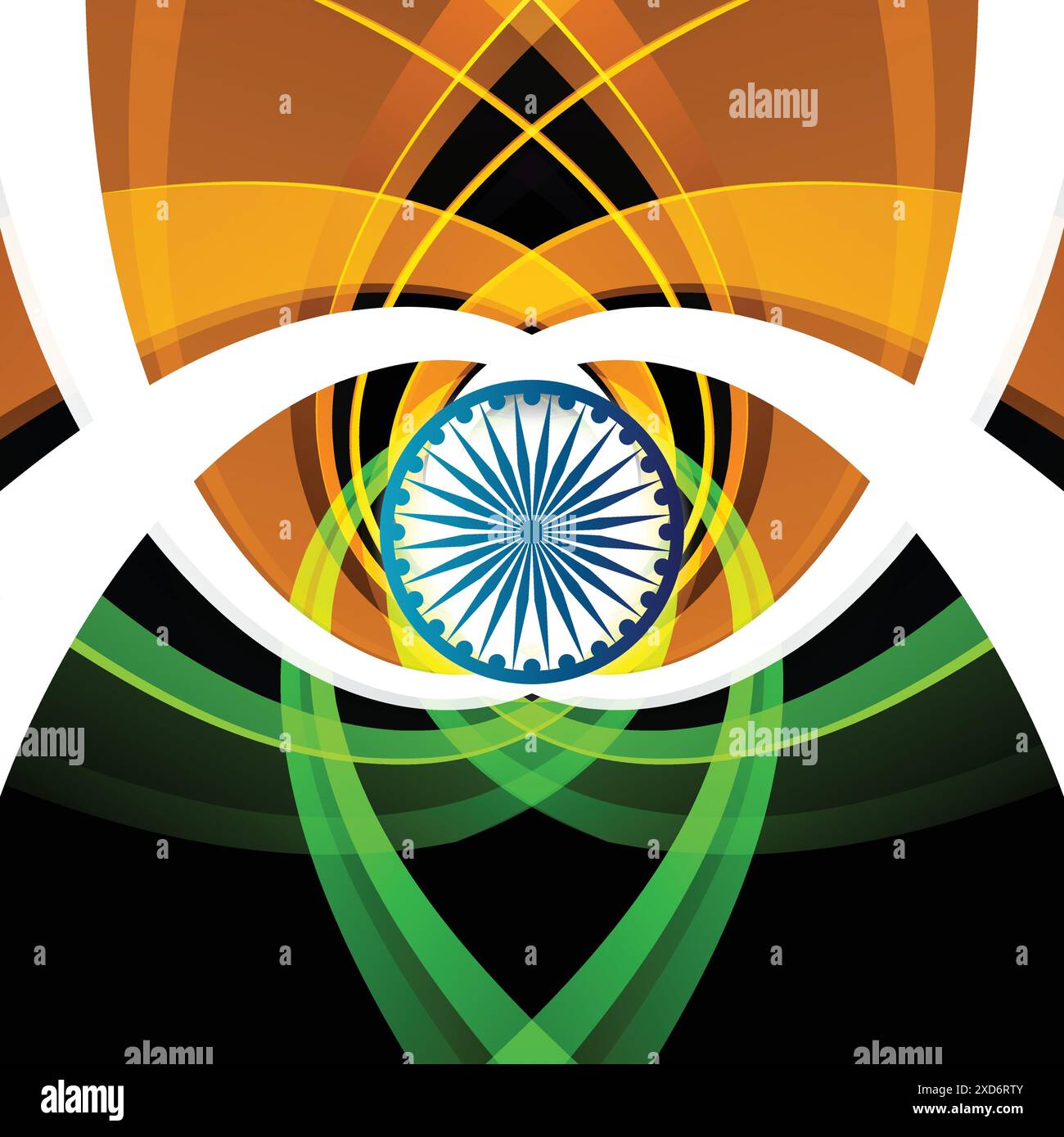 Tricolor indian flag Stock Vector Images - Alamy