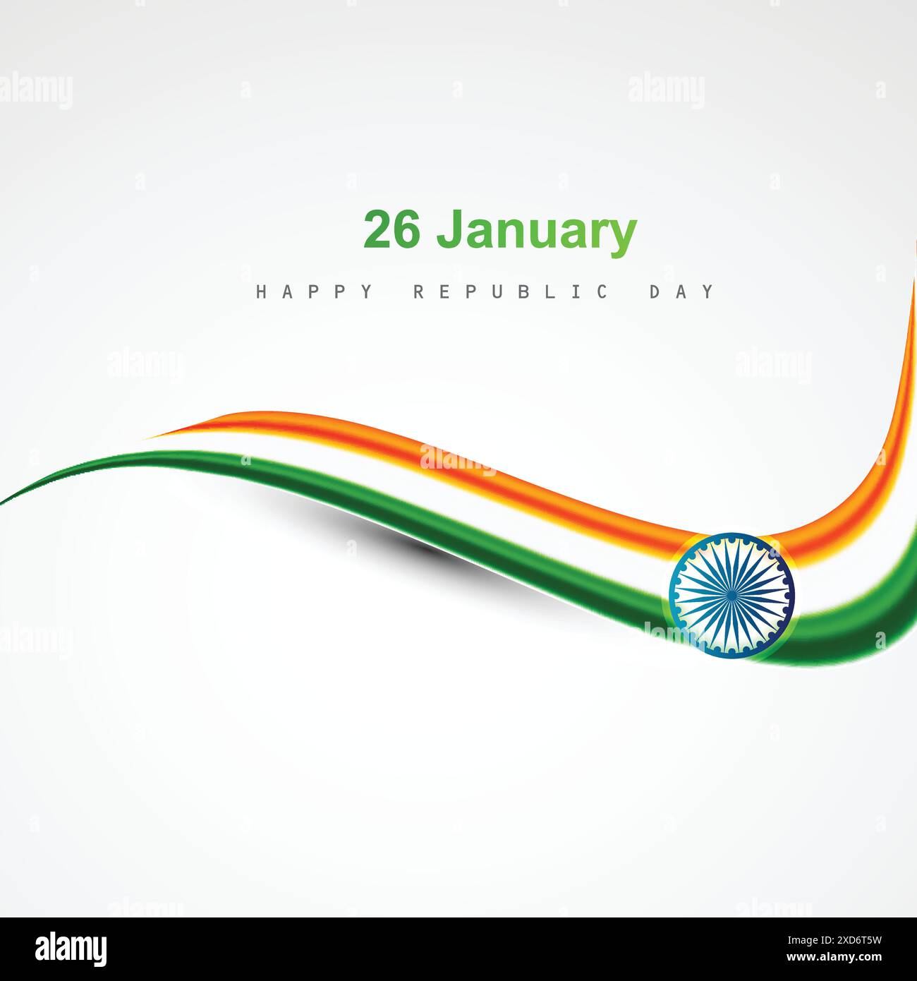 shiny wavy indian flag design Stock Vector Image & Art - Alamy
