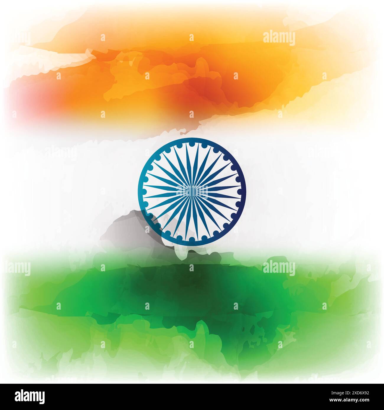 modern indian flag design watercolor Stock Vector Image & Art - Alamy