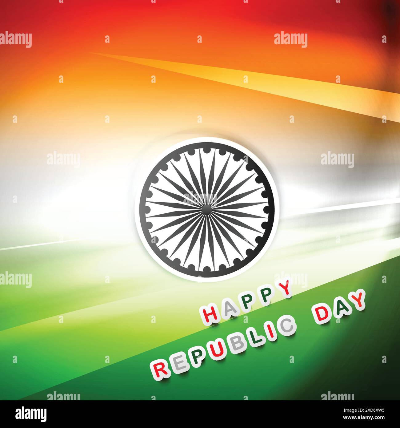 shiny indian flag background vector design illustration Stock Vector ...