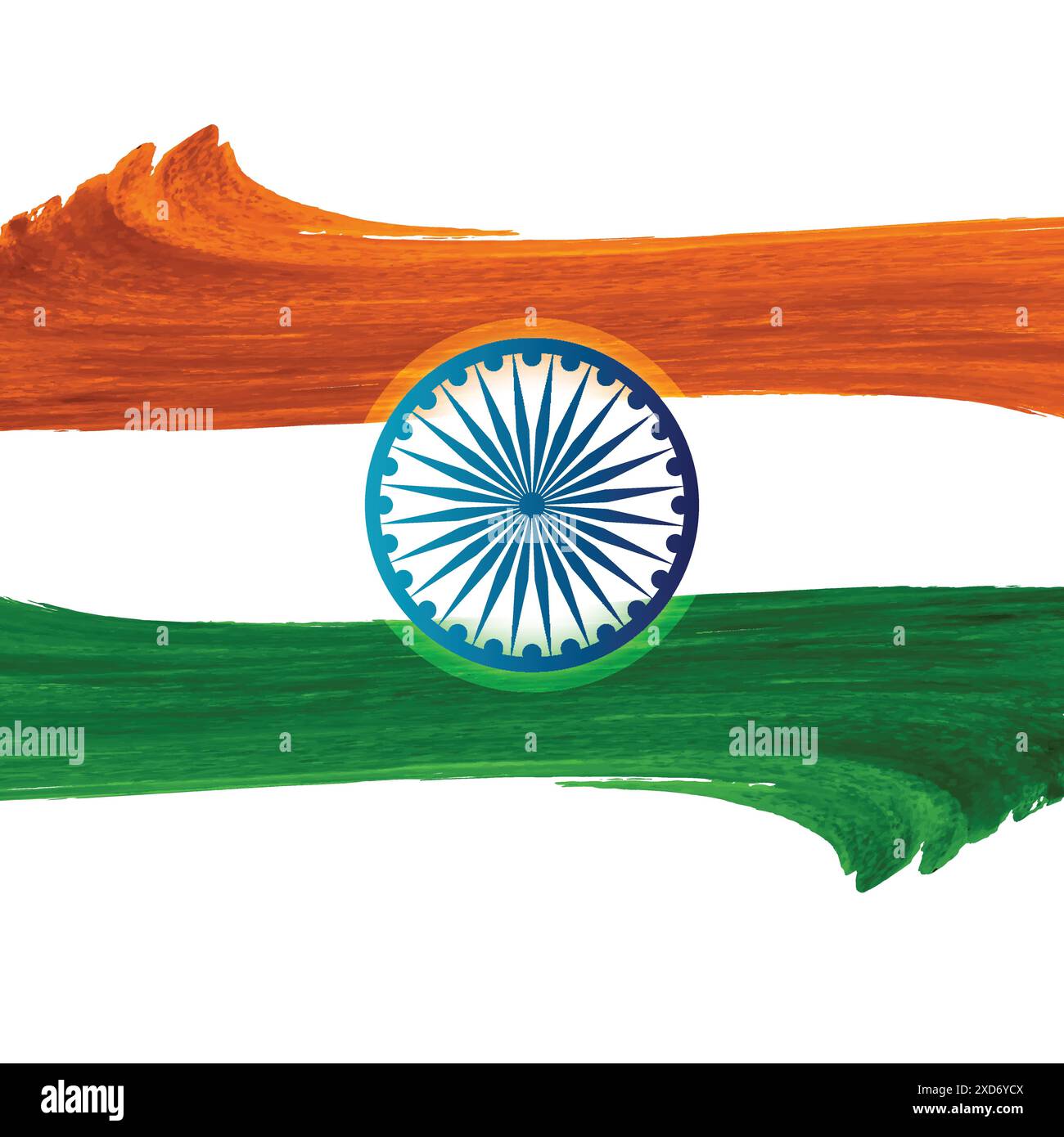 indian flag watercolor style vector design illustration Stock Vector ...