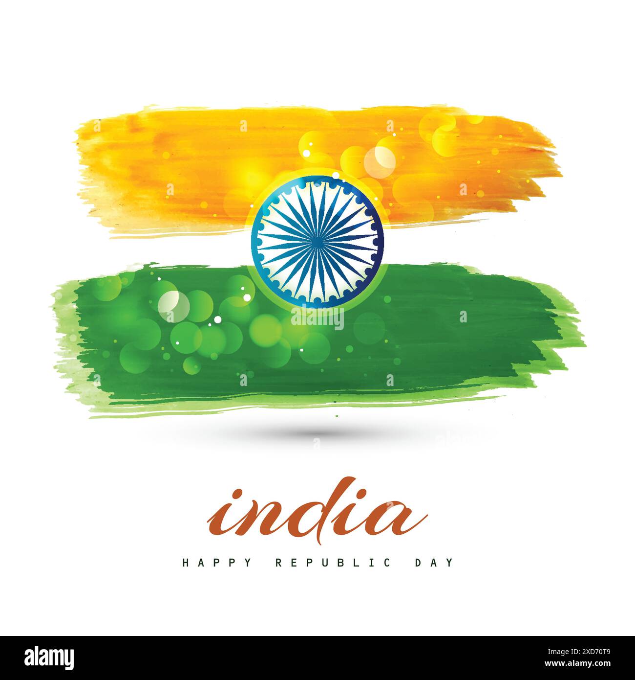 watercolor indian flag background Stock Vector Image & Art - Alamy
