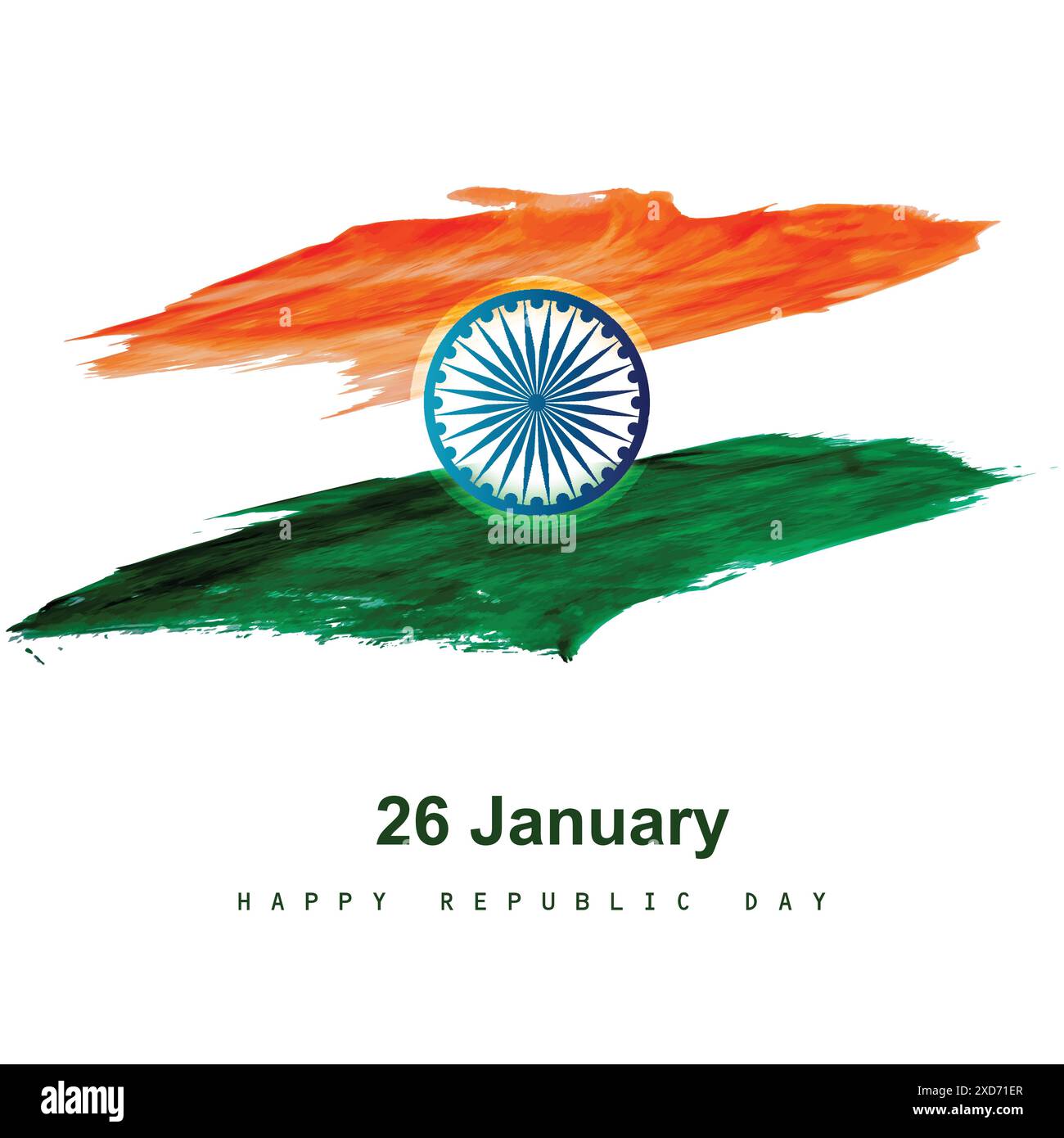 Indian flag wave vector vectors Cut Out Stock Images & Pictures - Alamy