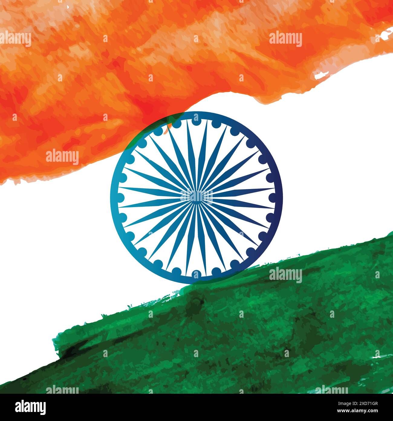background indian flag watercolor style Stock Vector Image & Art - Alamy