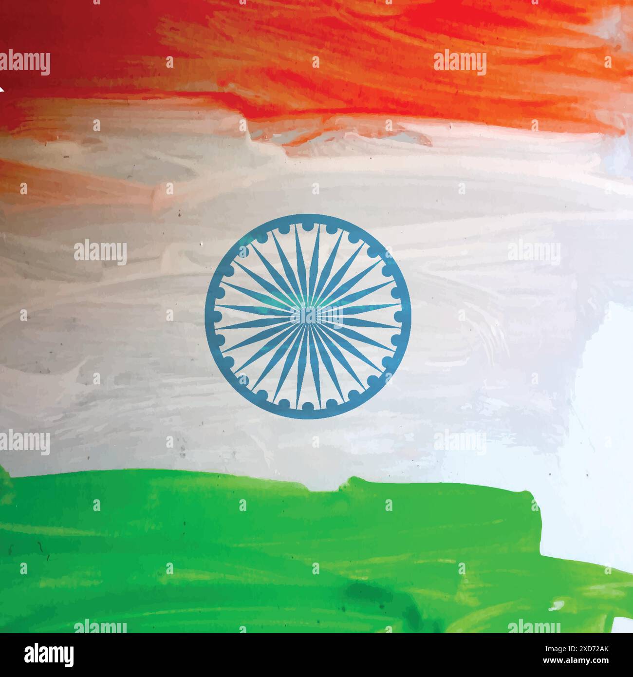 watercolor indian flag background Stock Vector Image & Art - Alamy