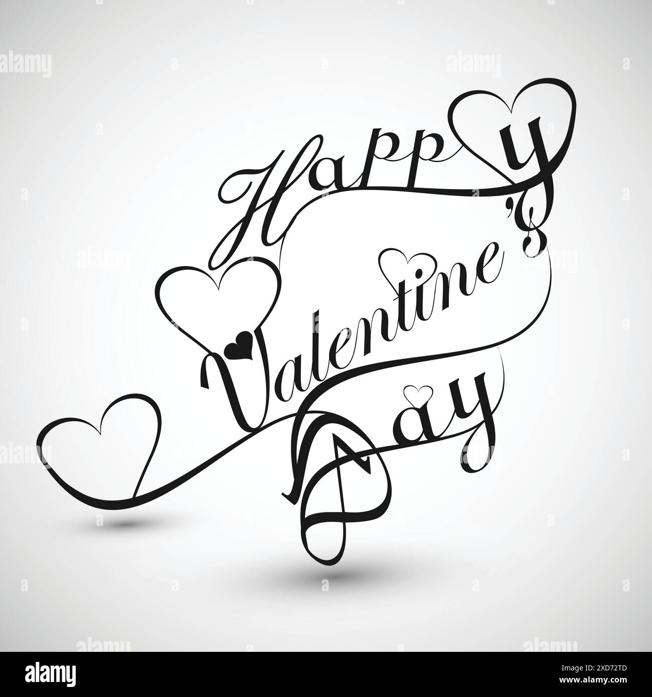 Happy valentines day light Black and White Stock Photos & Images - Alamy