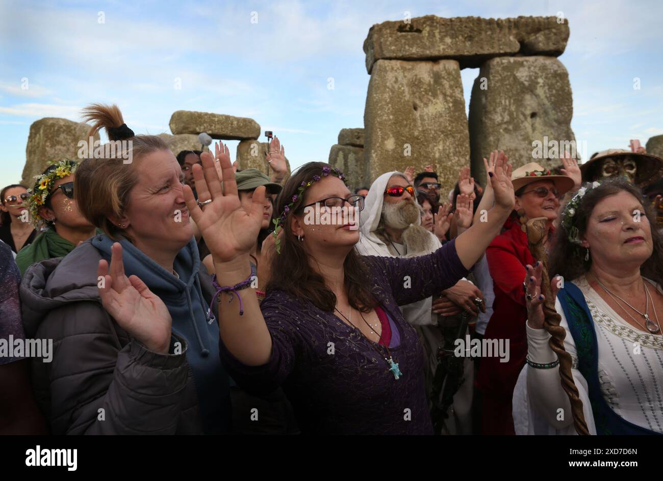 Salisbury, England, UK. 20th June, 2024. People in a variety of
