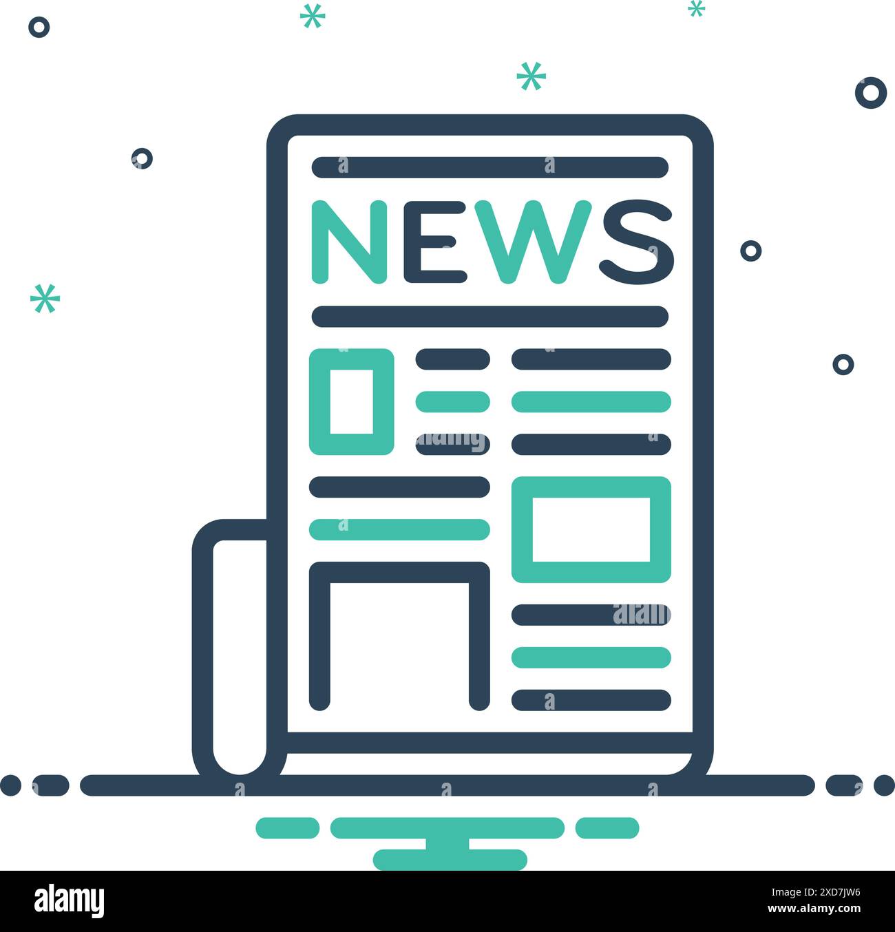 Journal mag magazine icon hi-res stock photography and images - Alamy
